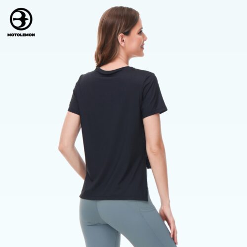 Elegante blusa deportiva suelta Chaleco de yoga protector solar para exteriores MTX677