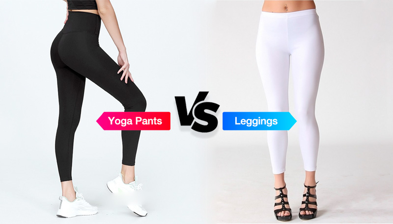 calças de ioga vs leggings