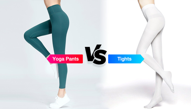 yoga pants vs tights