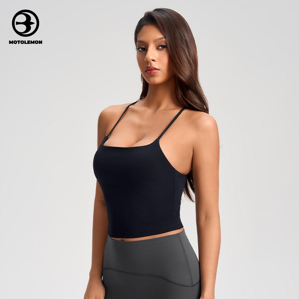 Open Back Square Neck Sports Tank Top MBX1008GD