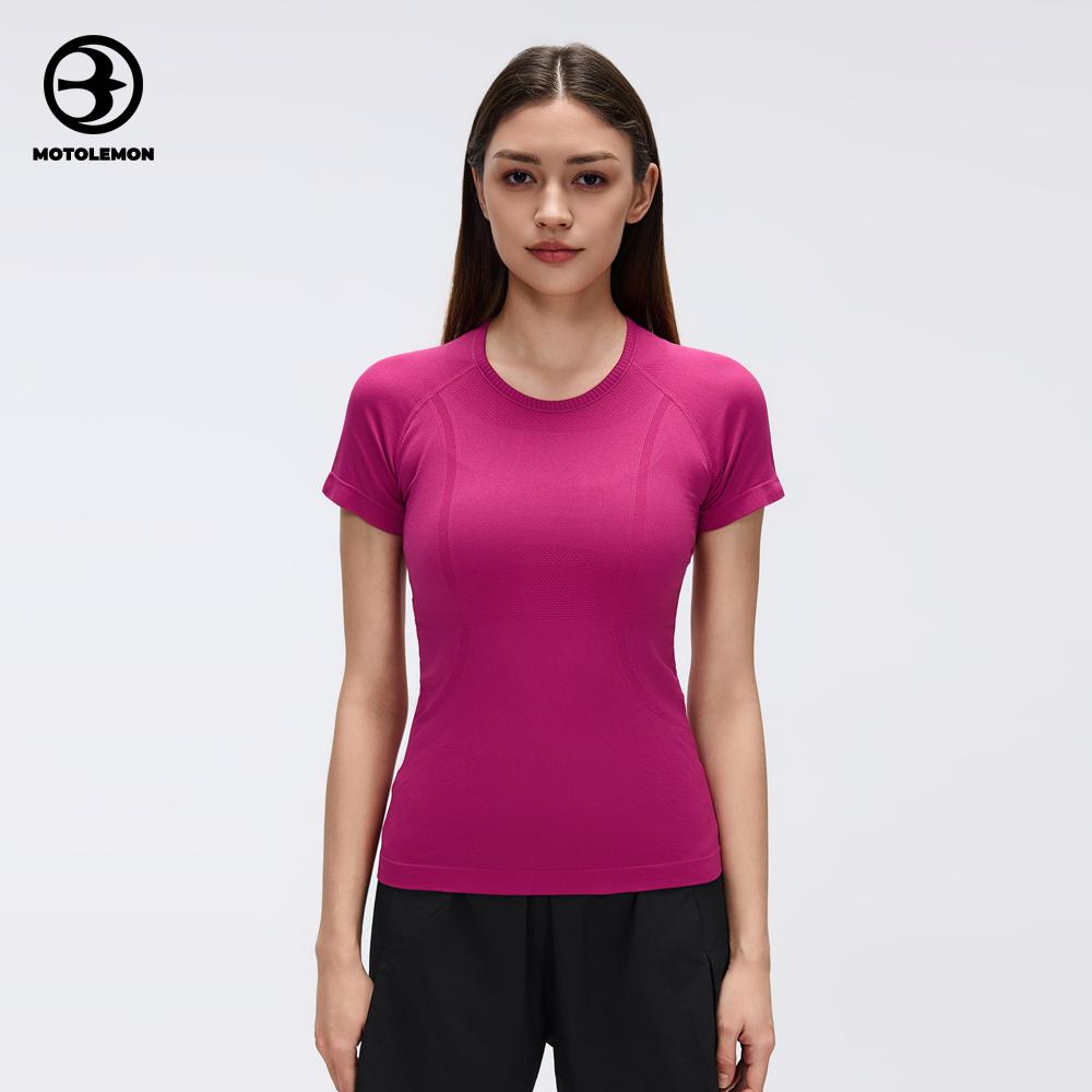 Smooth Short Sleeve Top Seamed Design MDX2067SD