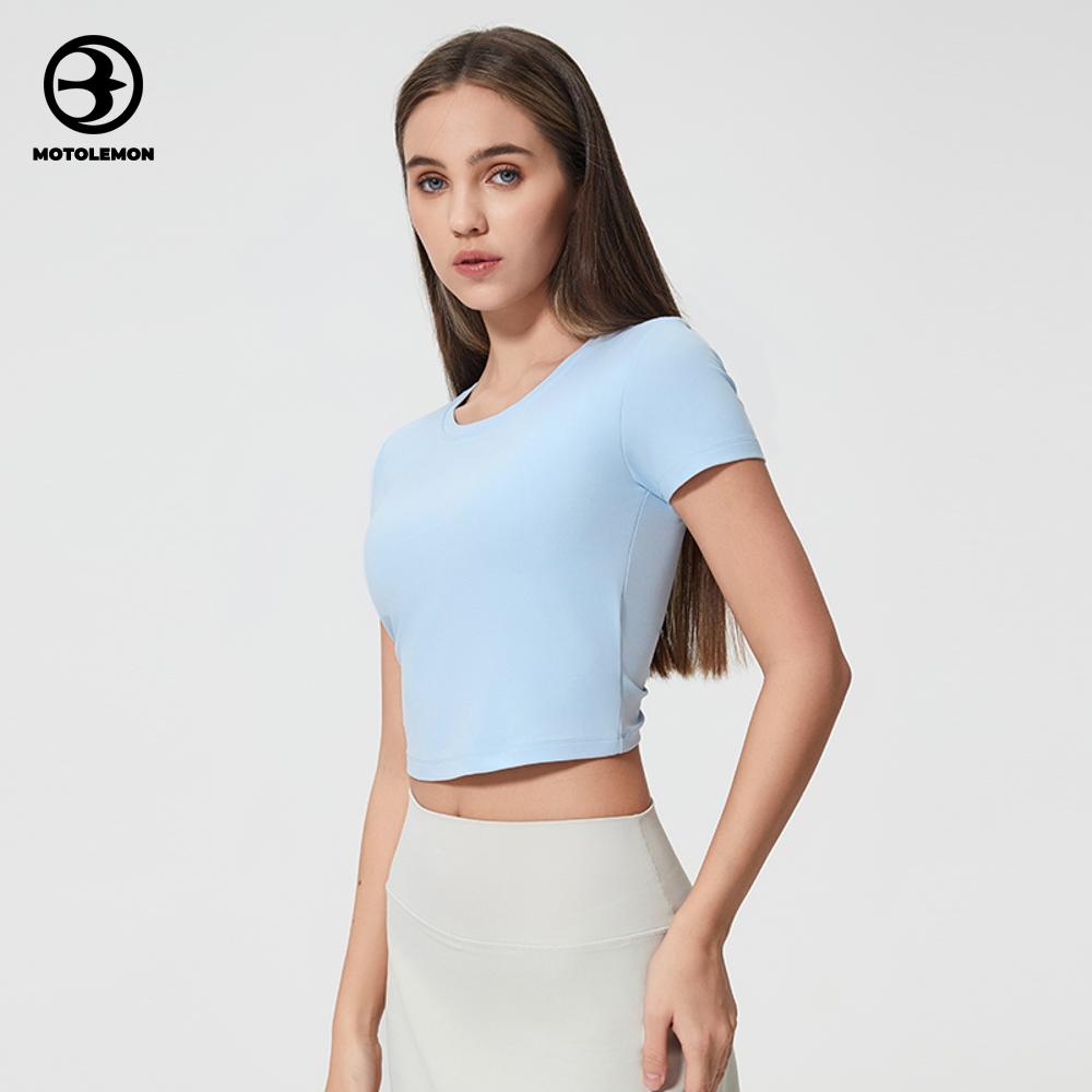 Tie-back Crop Top Ruched MDX25061D