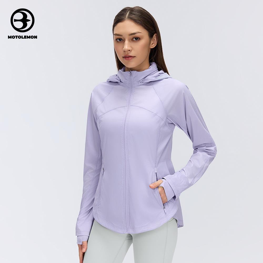Smooth Sheen Zip Front Hooded Jacket MWT26016D