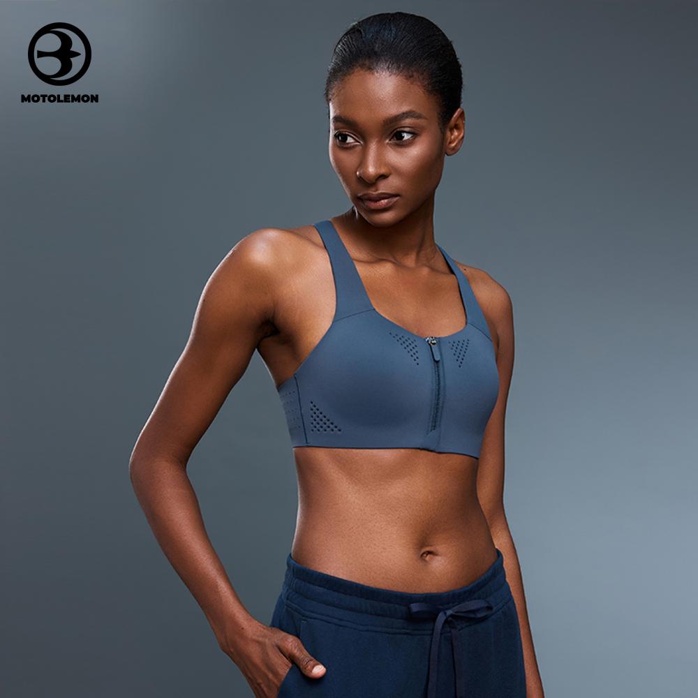 Crisscross Back Sports Bra Perforated Design MWX25115D