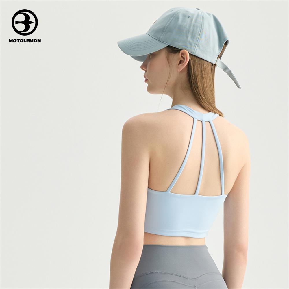 Halter Neck Open Back Sports Bra Vest MBX62018I