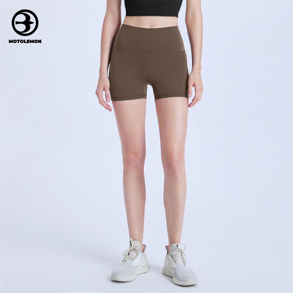 Matte High-Waist Fitness Shorts MDK52048I